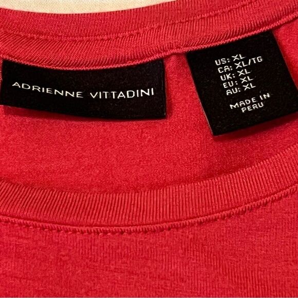 Adrienne Vittadini Bundle of 2 Red and Blue Tank Tops Women's XL - Picture 2 of 12